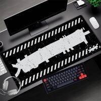 แผ่นรองเมาส์สีดำและสีขาว Mechanical Keyboard แผ่นรองเมาส์ บริษัท โต๊ะเครื่องเกม 900x400 อุปกรณ์เสริมโต๊ะทำงาน 80x30