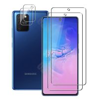 (2 2) For Samsung Galaxy S10 Lite (2pcs) Camera Lens Film amp; (2pcs) Tempered Glass Screen Protectors Protective Guard HD Clear