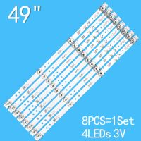 LED Backlight strip 4 lamps for 49 inch for Amoi Konka LED50K560 light bar HY-A490C5 3204818821 A500C HX-50A50D A50P YMY-3250W