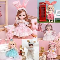 【Candy style】 Bjd ชุดตุ๊กตาเจ้าหญิงน่ารัก ขนาด 16cm