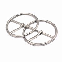 【cw】 O Rings Adjustable Clasps Webbing Round Handbag webbing hardware 40 mm 1.5 quot;