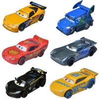 [AhQ ornaments] Disney Pixar Cars 3 2 1:55โลหะ Diecast รถของเล่น Lightning McQueen Jackson Storm Shif Well Alloy รถของเล่นสำหรับของขวัญเด็ก