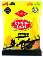 old cars, vanhat autot, mixed candies, 160 g by Halva