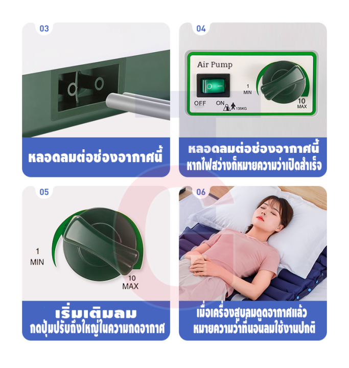 รับประกัน-3-ปี-ที่นอนพยาบาลคุณภาพสูง-ที่นอนแผลกดทับ-ช่วยป้องกันแผลกดทับในผู้ป่วย-ที่นอนลมคนป่วย-เตียงลมผู้ป่วย-ที่นอนเป่าลม-ที่นอนกันแผลกดทับ-ที่นอนป้องกันแผลกดทับ-เบาะลมเตียงผู้ป่วย-ที่นอนเป่าลมคนป่ว