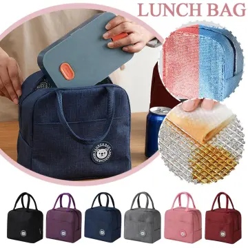 Breakfast Insulation Thermal Bag Mini Triangular Rice Ball Lunch Box Bags  Cute Portable Food Bento Fresh Pouch for Women Kids