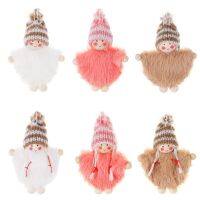 2Pcs Christmas Doll Angel Dolls Xmas Tree Decor Ornaments New Year Gifts for Home