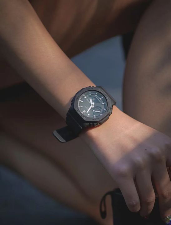 แท้-100-casio-นาฬิกา-g-shock-ga-2100-นาฬิกาสปอร์ตอิเล็กทรอนิกส์-กันน้ำ-watch-เตรียมประเทศไทยเพื่อจัดส่ง