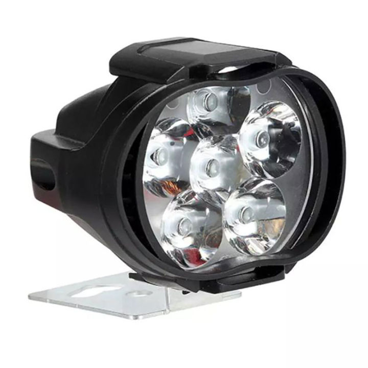 ไฟหน้า-led-มอเตอร์ไซค์-led-spotlight-6led-สีขาวสว่างมาก-สำหรับงาน-1-ชิ้น