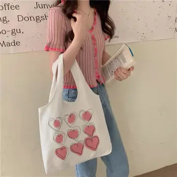  Kpop BTS Merchandise Canvas Shoulder Bag, Hobo Crossbody Handbag  Casual Tote for Army Gifts Pink : Clothing, Shoes & Jewelry