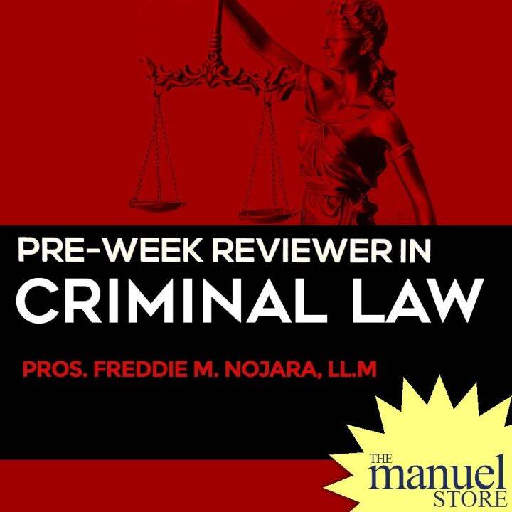 reading Nojara (2021) - Crim Preweek - Criminal Law Pre-week Bar ...