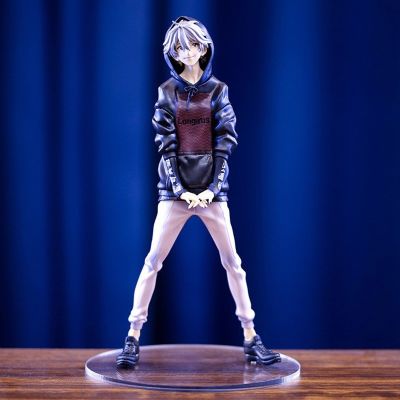 ZZOOI 24cm EVA Nagisa Kaworu Action Figure NEON GENESIS EVANGELION PVC Model Collectible Toys Doll Evangelion Figural Chirstmas Gifts