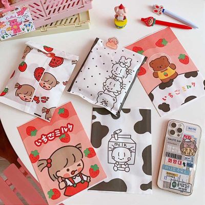 【YF】❦  5-20Pcs Cartoon Paper bag Favor Kawaii Print craft Gifts New Year decor