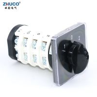 ‘；【=- ZHUCO SZL9-32/4 1-0-2 32A AC440V Three Positon Four Phase Silver Contact Transfer Elecrical Change Over Cam Switch