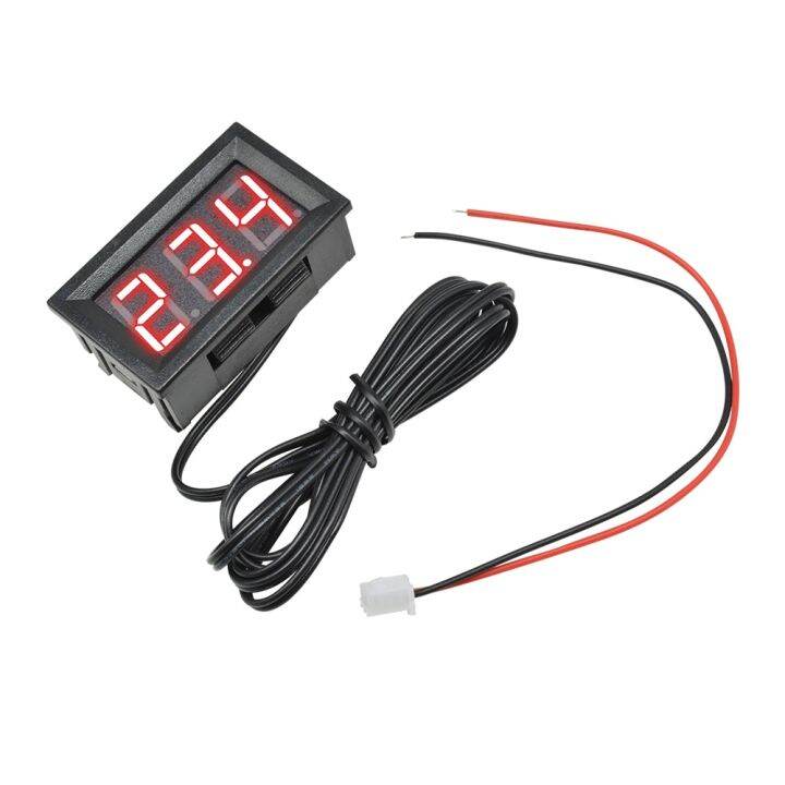 12V Digital Temperature Sensor Meter Thermometer Hygrometer Gauge