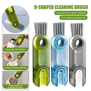 3 In 1 Water Bottle Cup Brush Multifunctional Cleaning Brush Bottle Cleaner