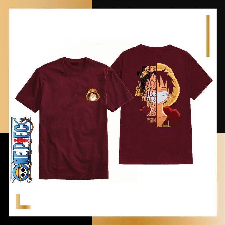 เสื้อยืดแขนสั้นลําลอง-ทรงหลวม-พิมพ์ลายอนิเมะวันพีช-ellen-luffy-พลัสไซซ์