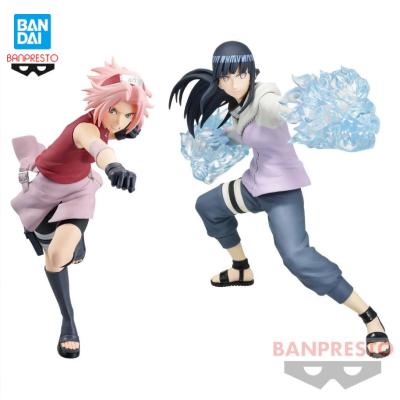 ดาวสั่นสะเทือน BANPRESTO ของแท้นารูโตะฮิกะฮินาตะ Haruno Sakura รูปอะนิเมะพีวีซีตุ๊กตาของเล่นโมเดลฟิกเกอร์สะสมแอคชั่น