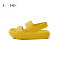 【CC】❒卍✙  UTUNE Sandals children Platform Shoes EVA Slippers Men Soft Beach Thick Sole Non-slip Indoor Slides