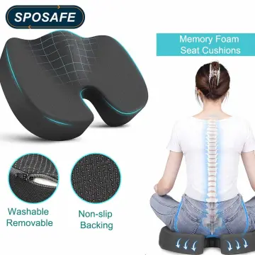  Backjoy Posture Seat Pad, Ergonomic Pressure Relief, Hip &  Pelvic Support to Improve Posture, Home, Office Chair, Car Seat