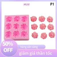 ?【HOT SALE】MUXI แม่พิมพ์ซิลิโคนทำคัพเค้กรูปลูกอม1ชิ้นแม่พิมพ์อบคัพเค้กแบบทำมืออุปกรณ์ตกแต่งเค้กฟองดองอุปกรณ์สำหรับทำขนมในครัว