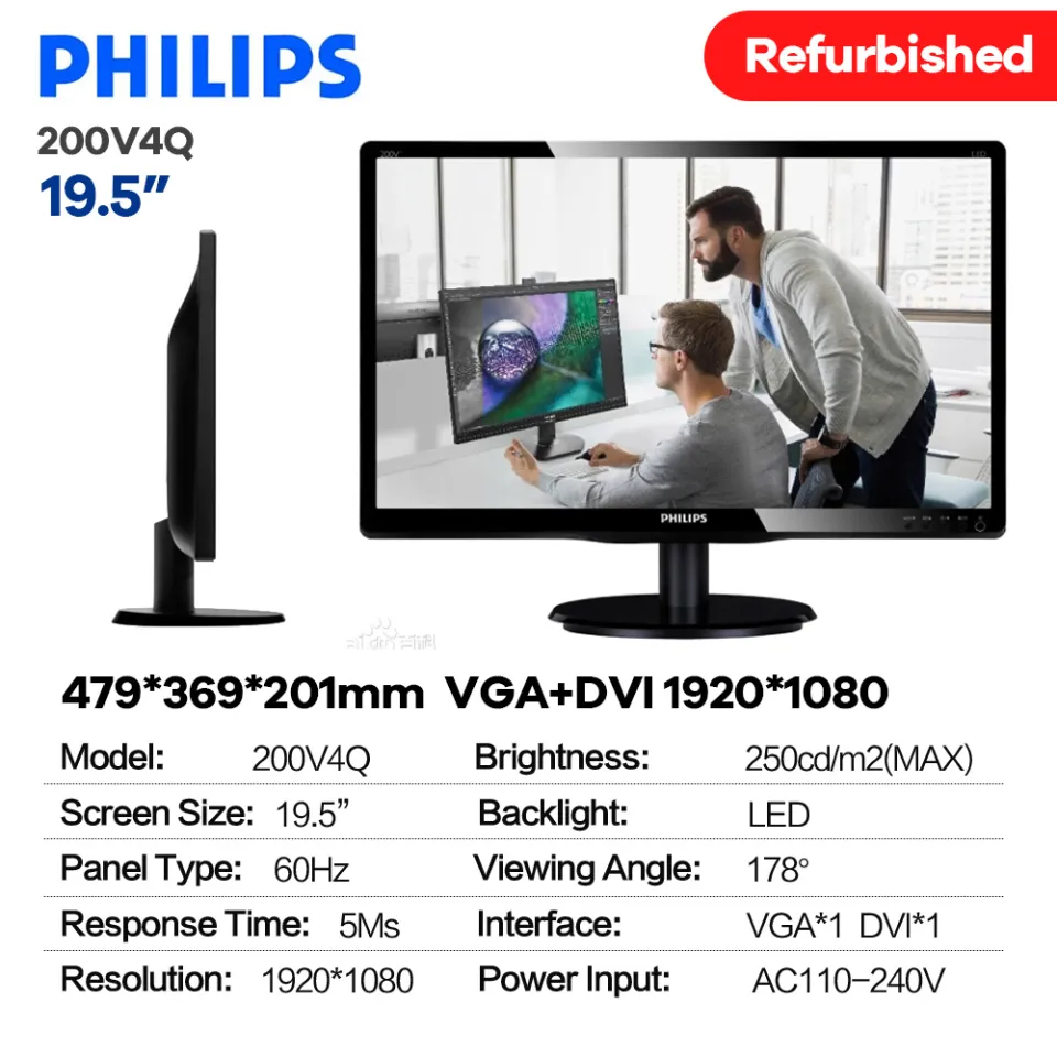 philips 240v monitor