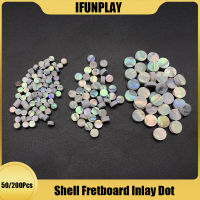 【Cw】50200pcs 346*2mm Abalone Shell Guitar Fretboard Dots Colourful Abalone White Pearl Shell Inlay Dot Guitar Accessorieshot 【hot】 1