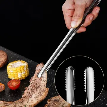 Kitchen tongs kitchen utensils BBQ Tweezer Food Clip kitchen Chief Tongs  Stainless Steel Portable for Picnic Barbecue Cooking