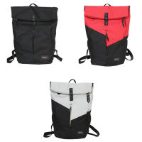 H2Fashion Canvas Roll Shoulder Bag Color College Student Bag Capacity Travel Sports Backpack