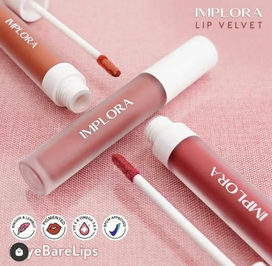 Implora Lip Velvet Original Bpom Lazada Indonesia