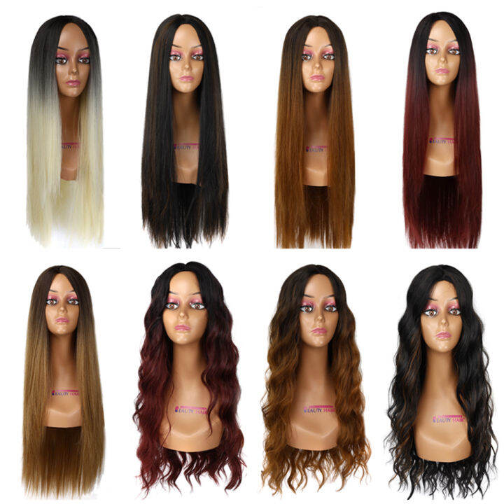 long-straight-synthetic-wigs-ombre-color-cosplay-wigs-natural-middle-part-for-women-heat-resistant-fiber-daily-wig-fashion-icon