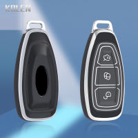 TPU รถสมาร์ทคีย์สำหรับ Ford Fusion Fiesta Focus 3 4 Mondeo Kuga Focus ST Keyless ผู้ถือ Fob อุปกรณ์เสริม