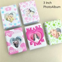 【CW】 Korean Clover Love Heart Hollow Photocard Binder Photo Album 3 Inch Kpop Idol Photo Collect Book For Polaroid Instax Picture