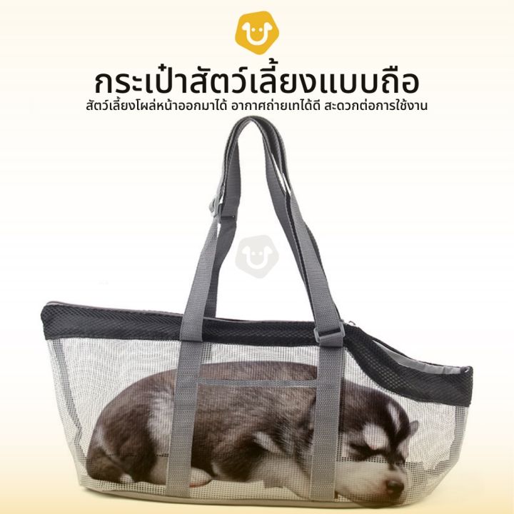 กระเป๋าสัตว์เลี้ยง-แบบถือ-สะพายได้-กระเป๋าสุนัข-กระเป๋าแมว-กระเป๋าถือ-กระเป๋าสะพาย-น้องหมาน้องแมว