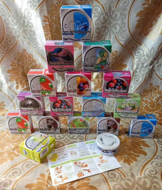 Authentic Eikosha Air Spencer Auto Air Freshener Blue Squash Made in