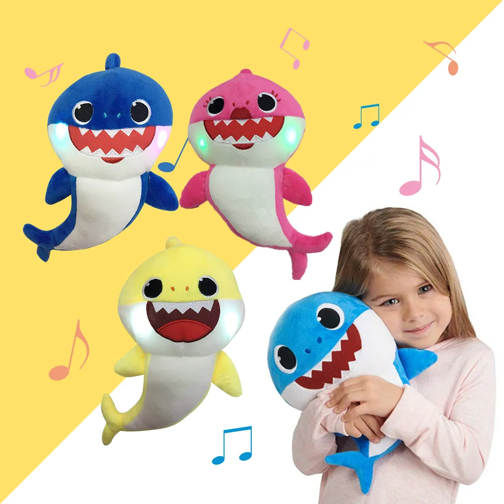 Fancy【Hot Sale】30CM baby shark plush toy with music Sound Baby Cartoon  Stuffed Plush Toys Singing English Song for kids trending toys in tiktok |  Lazada