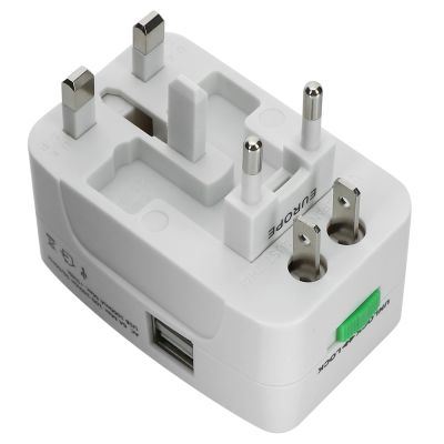 AU US Converter All 2 USB Port Charger International Plug