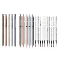 Retractable Gel Pen Set 0.42Mm Writing Gel Ink Pens Black Anti-Fatigue School Stationery Office Pen