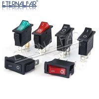 Green Red LED Light SPST 3PIN ON/OFF Boat Rocker Switch 4000W 15A 250V AC 20A 125V AC Car Dash Dashboard Truck RV ATV Home