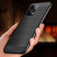 สำหรับ Redmi Note 12 Pro Plus 4G เคสฝา PU หนังกลับซิลิโคน TPU แบบนิ่มเนื้อลายขนแปรงเคสโทรศัพท์สำหรับ Xiaomi Redmi Note12 Pro