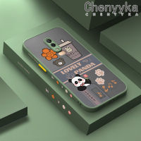 เคส Chenyyka สำหรับ Oneplus 6 6T 7 Pro 7T Pro 5 5T เคสดีไซน์ใหม่ลายการ์ตูนแพนด้าน่ารักเนื้อบางกรอบแข็งขอบเคสป้องกันเลนส์กล้องคลุมทั้งหมดซิลิโคนแบบนุ่มเคสกันกระแทก