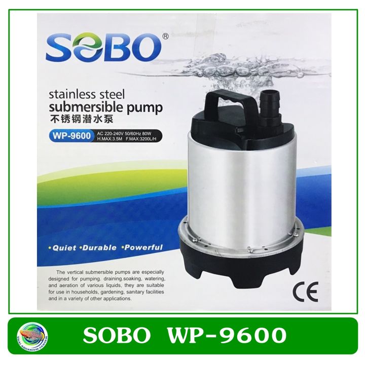 ปั๊มน้ำสแตนเลส SOBO WP-9600
