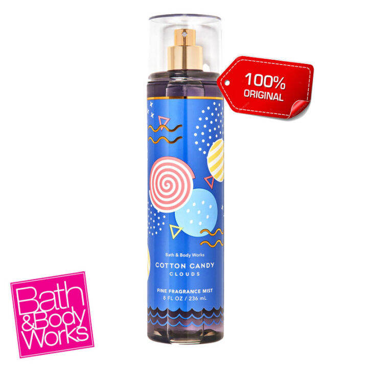 Original Bath and Body Works COTTON CANDY CLOUDS Fine Fragrance Mist
