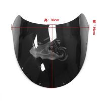 Fit For Suzuki RG400 RG500 Gamma 1985 1986 1987 Black/Clear Motorcycle Front Windshield Windscreen RG 400 RG 500 Wind Shield