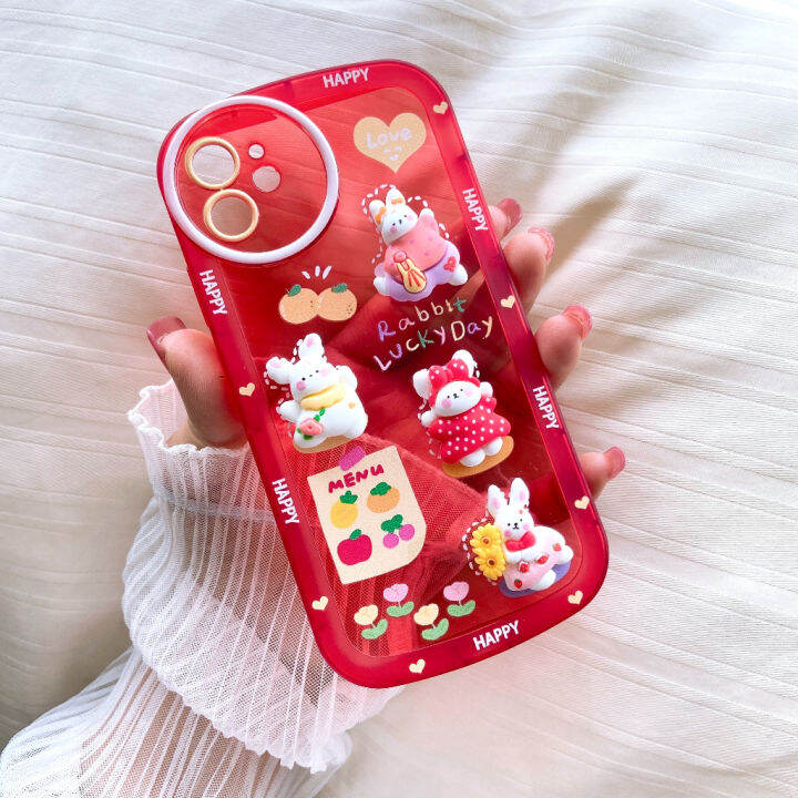 เคสนิ่มนูนลายการ์ตูนนมาใหม่ค่ะสำหรับรุ่น-i6-i6s-i6plus-i6splus-i11-i7-i8-se-i7plus-8plus