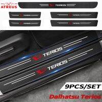 Daihatsu Terios สติกเกอร์ป้องกันธรณีประตูรถคาร์บอนไฟเบอร์สติกเกอร์แถบยาวอัตโนมัติ