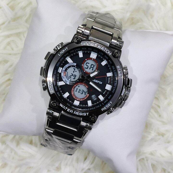 Action Watch JoeFox Original DualTime Full Metal NonTarnish Japan