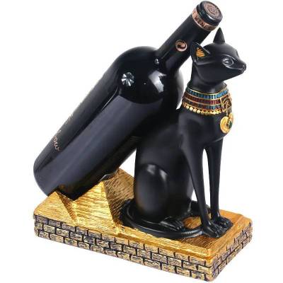 แมวเหมียวอียิปต์ ที่วางไวน์ ที่เก็บขวดไวน์ ชั้นวางไวน์ ชั้นวางขวดไวน์ 🎯🎯พร้อมส่ง🎯🎯