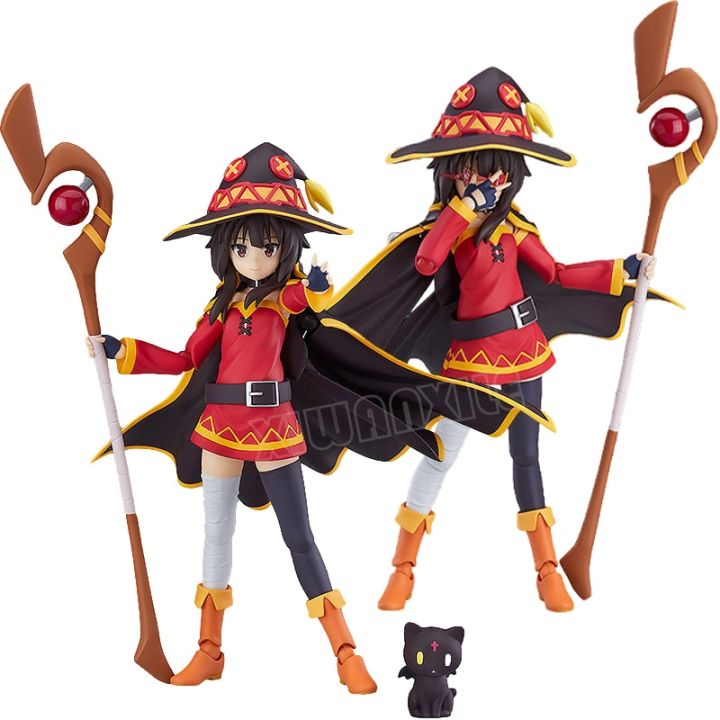 13cm Anime Konosuba! Legend Of Crimson Megumin 407# Pvc Action Figure Toy  Model Collection Child Gifts