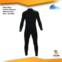 Wet Suit Deep Blue Unisex Steamer Wetsuit 3mm