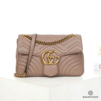 GUCCI MARMONT 29 BEIGE CALF GHW